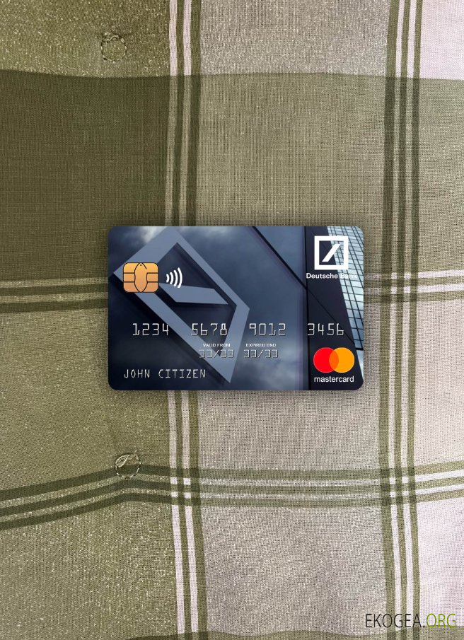 Allemagne Deutsche Bank Mastercard photolook ,